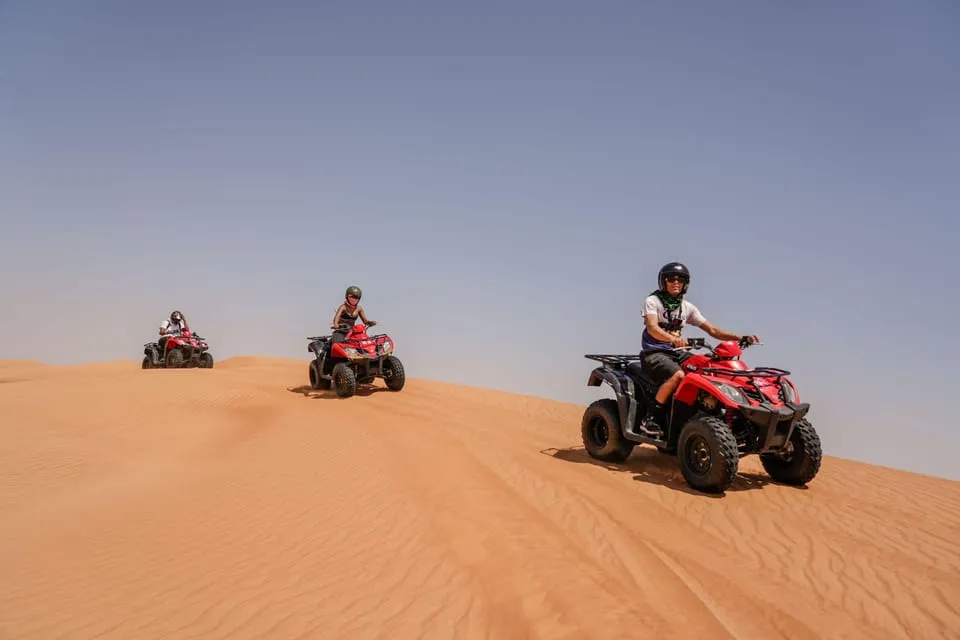 Quad biking in Dubai desert